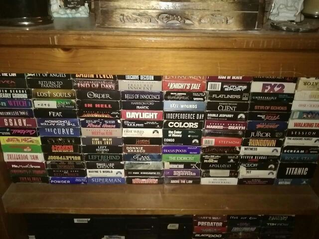 Top layer only Vhs Tapes