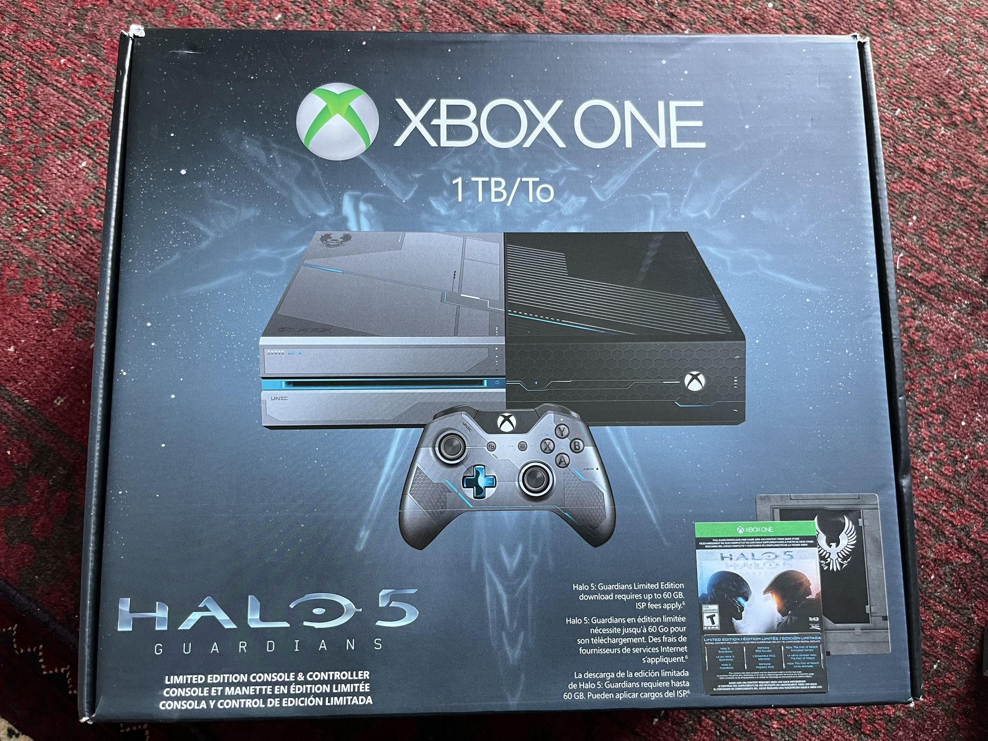 Microsoft Xbox One Halo 5 Guardians Limited Edition 1TB Black & Silver
