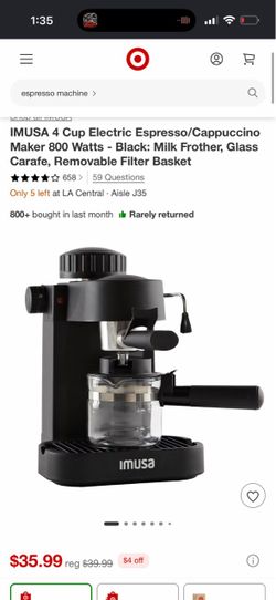 Espresso and Cappuchino Maker