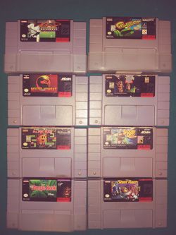 Super Nintendo games ( Mix and Match )