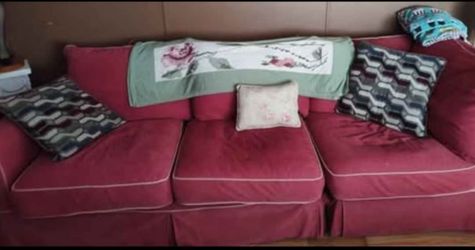 Couch oversized removable cover 9 ft long 4 ft tall