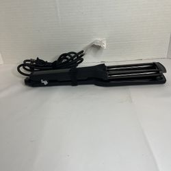 L'ANGE HAIR Le Waver 3-Barrel Titanium Hair Waving Iron, Black