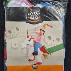 Inflatable Unicorn Ride On Costume 