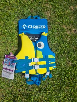 Chriffer brand new Kids size medium coast guard approved life jacket