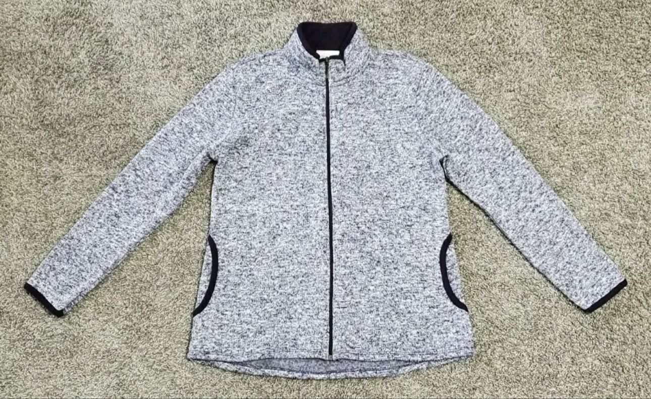 Women's Stan Herman Full Zip Fleece Size S Purple