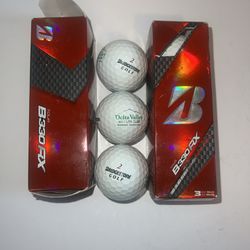 Bridgestone Tour B330-RX White Golf Balls 2(3 Pack) 6 balls total new condition   