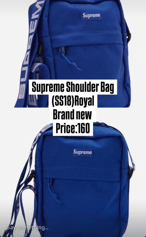 Supreme Shoulder Bag (SS18)
Royal