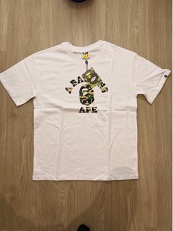 Bathing ape white & camo t-shirt