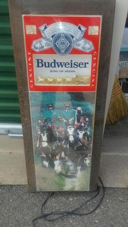 Bud beer sign