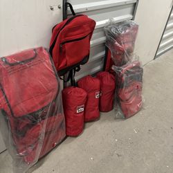 Heavy Duty Sturdy Bags, Backpack And Spring Rolls
