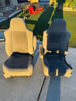 Front captains chairs from a ford excursion