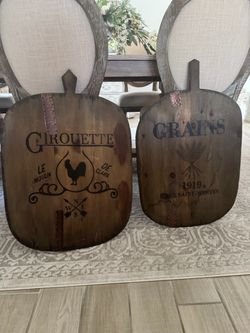 Wood decorative French bread boards $30 ea