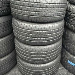 285 60 18 Michelin Set of 4 Used