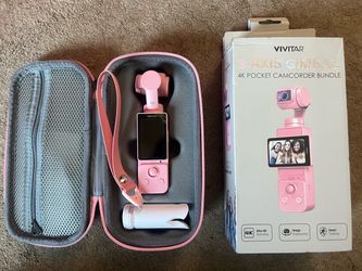 Vivitar 3-Axis Gimbal 4K Pocket Camcorder Bundle