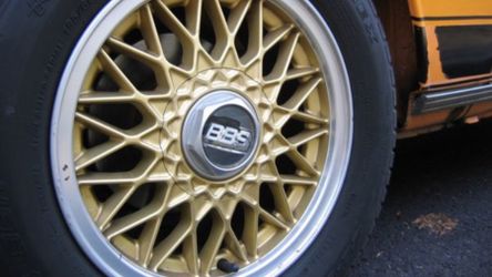 BMW BBS RZ wheels with tires and center cap