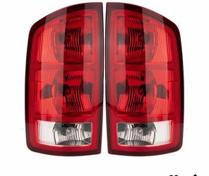 Pair Tail Light Fits 2002-2006 Dodge Ram 1-2006 Dodge Ram 2 Pickup with Bulb Inside and Wiring Harness Driver and Passenger Side Rear 