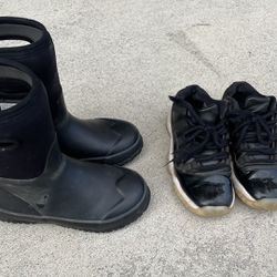 Jordan Boys Shoes And rain/ Winter Boots Used