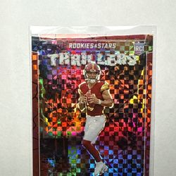 2024 Panini Rookies & Stars - Thrillers Jayden Daniels #T-JDS Red Plaid (RC)