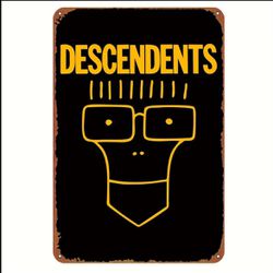 Descendents punk Metal Tin Sign Vintage style Wall Art