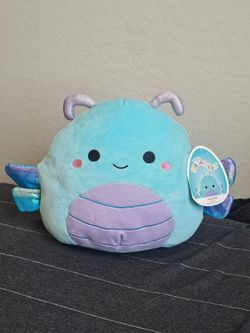 Squishmallows Heather blue butterfly Med 8"