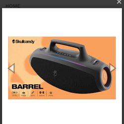 SKULLCANDY BARRELL BLUETOOTH SPEAKER NEW IN BOX