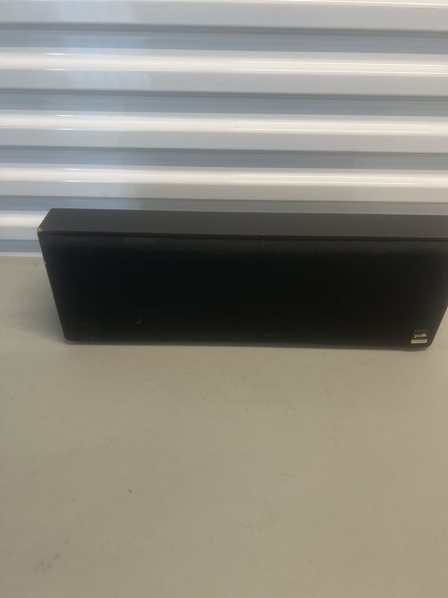 Polk Audio CS 100 Center Channel Speaker HiFi Stereo 3-Way Home Theater *READ* used in good condition with some noticeable cosmetic blemishes. These b