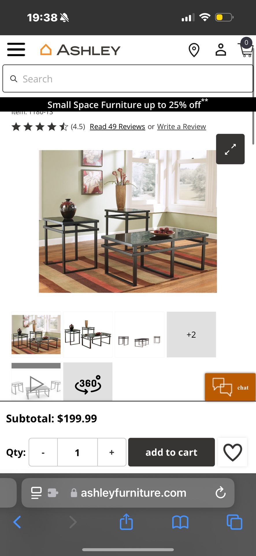 Coffee Table With Two Side Tables