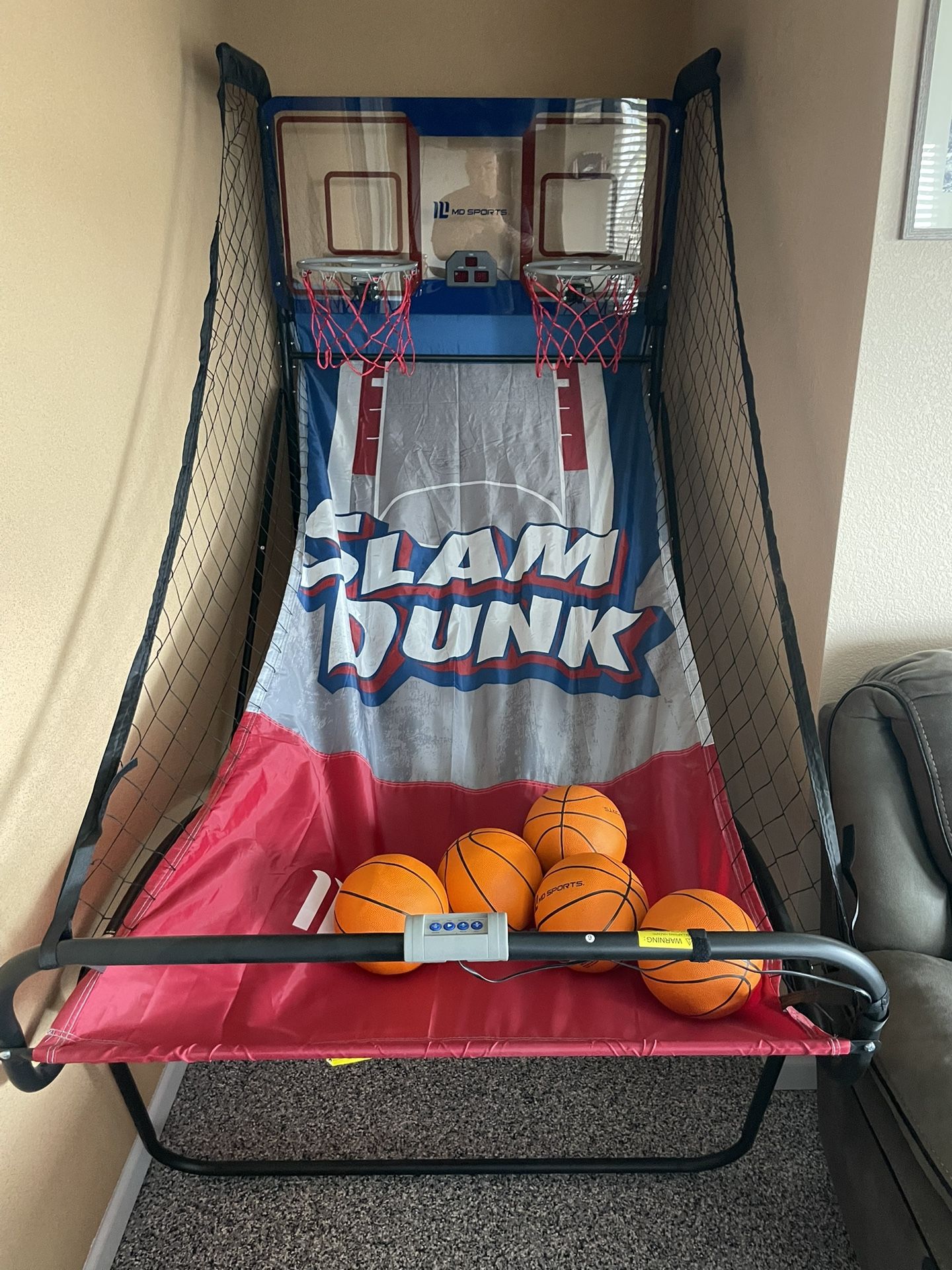 Dual Hoop Slam Dunk Arcade Game