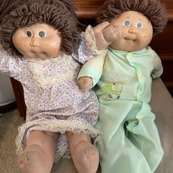 Vintage Xavier Robert’s Signed Cabbage Patch Dolls