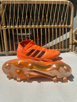 HARD TO FIND* Adidas Nemeziz 18+ Soccer cleats Orange zest size 9.5