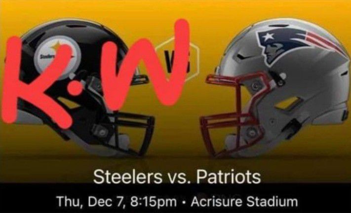 Steelers Vs Patriots 