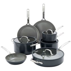 GreenPan Eras Ceramic Non-Stick 11-piece Cookware Set=B9-41