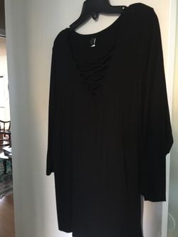 Black long sleeve blouse size 1
