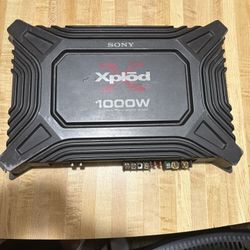 1000 Watt Sony   Xplode 2 Channel Or 1 Channel Amplifier