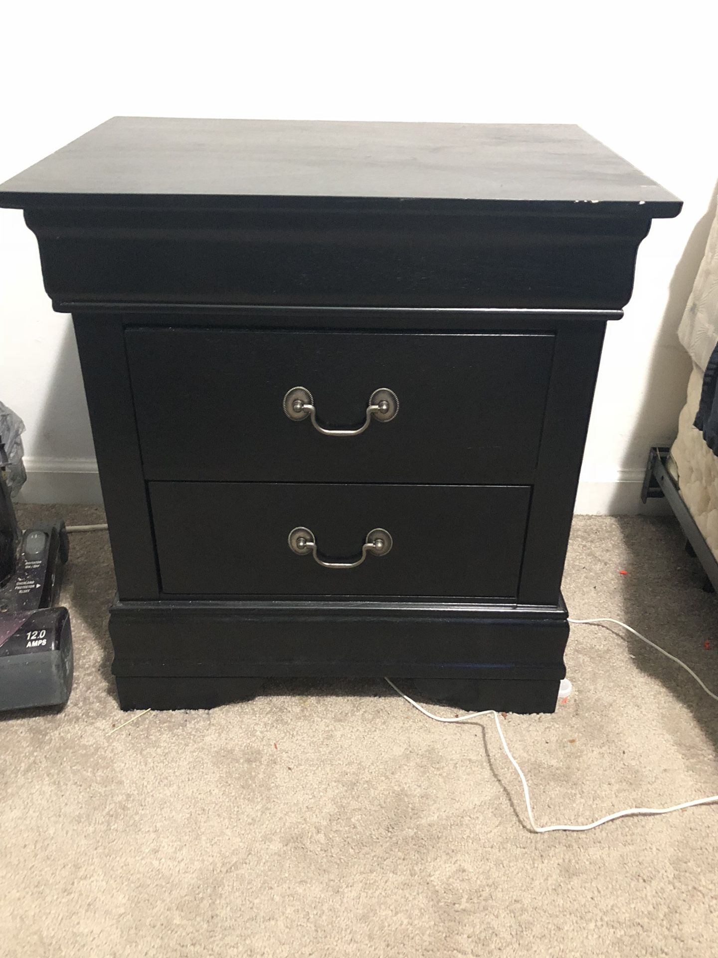 Night stand and chest