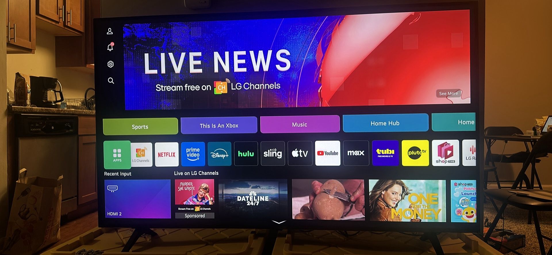 LG TV 65inch UT70
