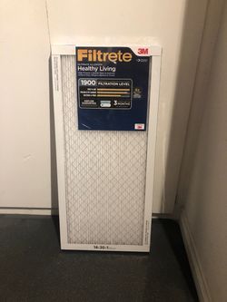 3M Filter 14x30x1 Filtrete Healthy Living Ultimate Allergen air filter with an MPR 1900 rating