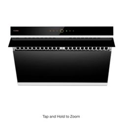 Slant Vent Series 30 in. 1000 CFM Side Draft Air Extraction Under Cabinet or Wall Mount Range Hood in Onyx Black