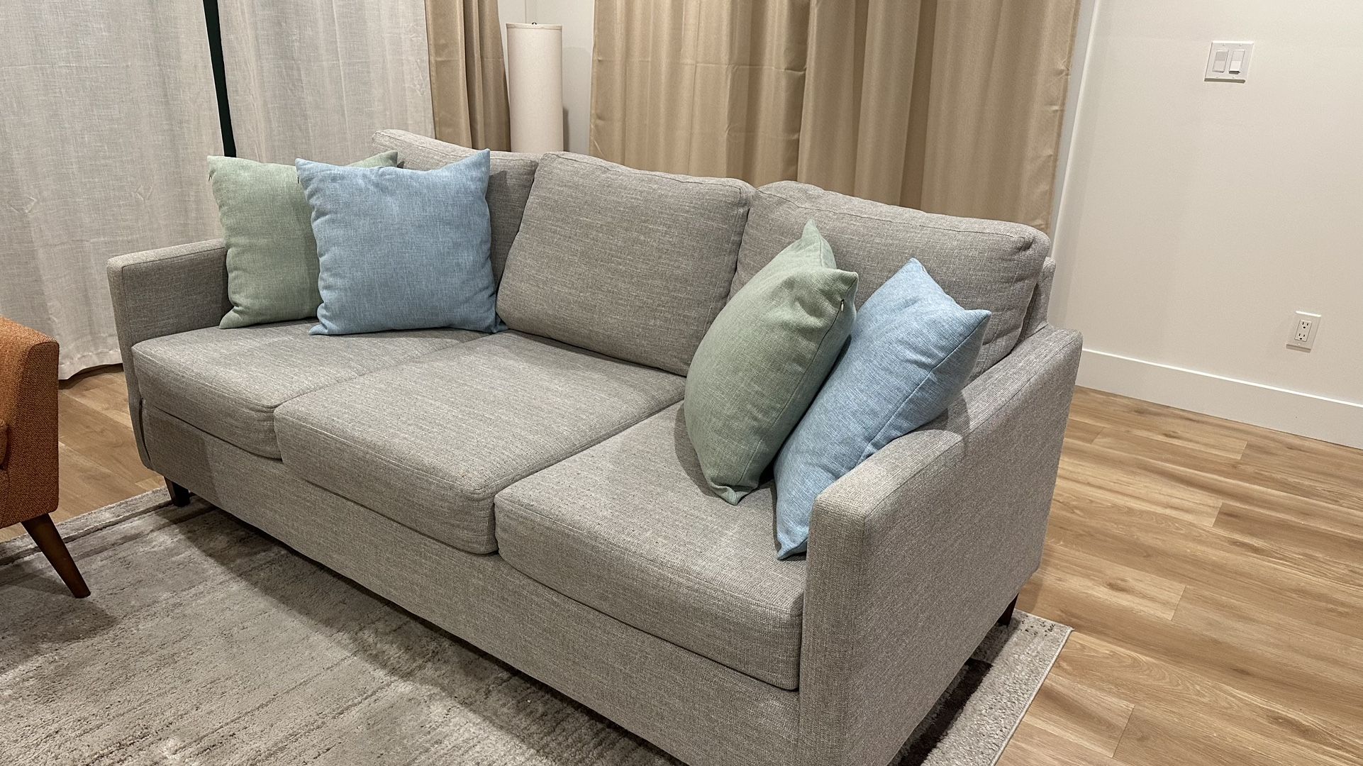Grey sofa - up For Sale