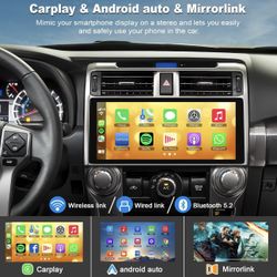 3010-2023 Toyota 4Runner 4+64GB 1920 * 720 4Runner Stereo with Wireless Carplay & Android Auto, Bluetooth 5.2 Voice Con