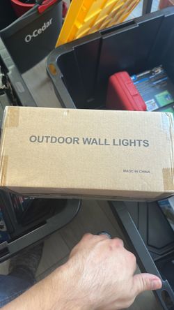 Outdoor wall lights