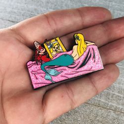 Disney Fantasy Pin - Pink Little Mermaid LE50