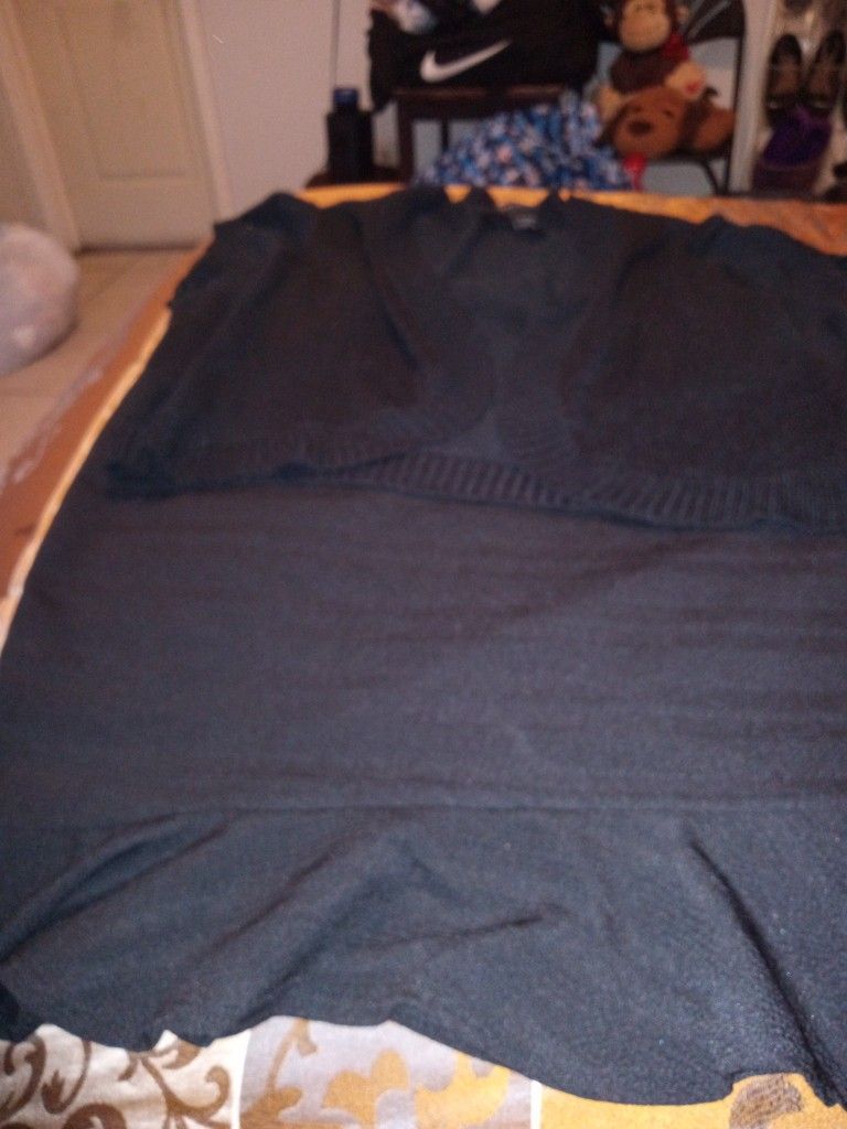 Lady Short Skirt Size XL And Black Vest Size 18/20 