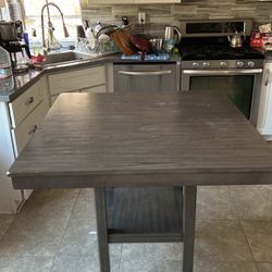 Kitchen Table With 4 High Chairs 