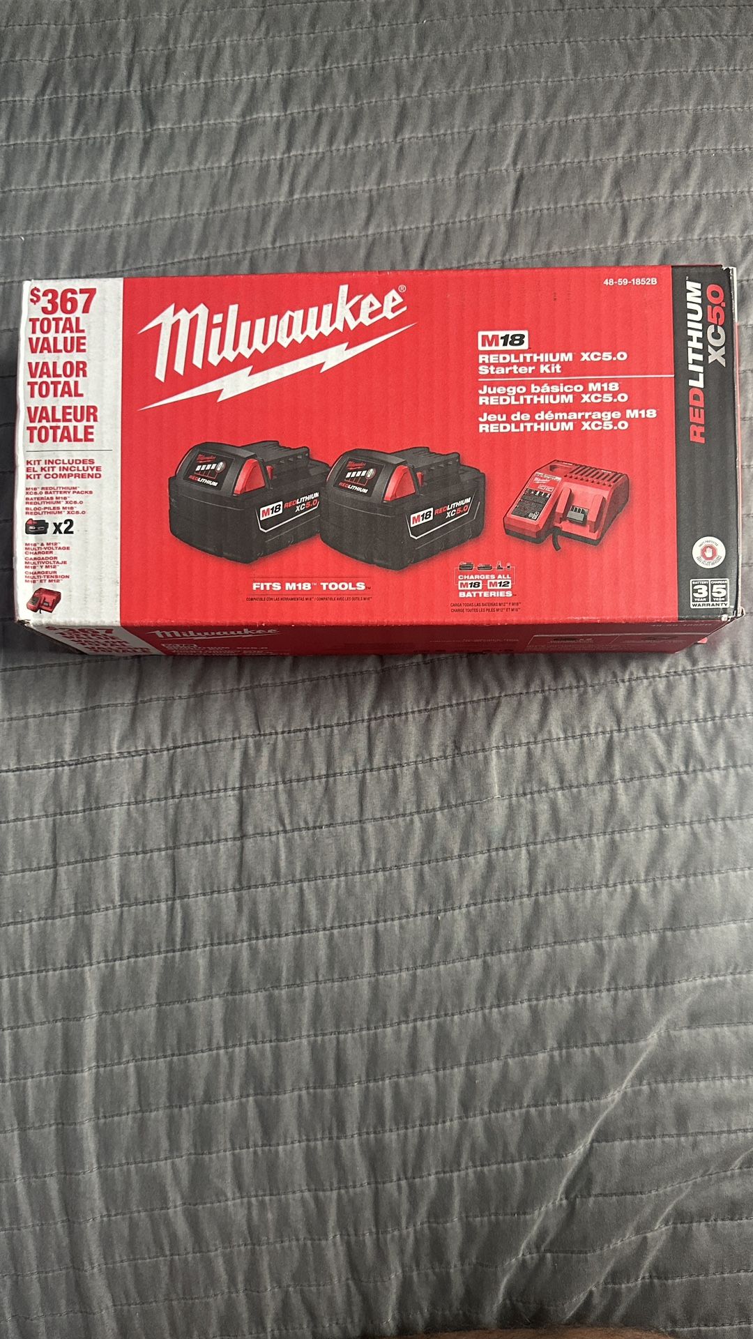 M18 REDLITHIUM XC5.0 Starter Kit
