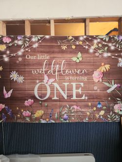 Wildflower 1st Birthday Decorations