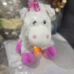 Petting Zoo Unicorn Plush – 10” |Excellent Condition