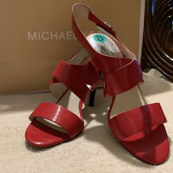 MK Authentic Good Conditions Size 8 Red