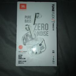 JBL TUNE FLEX WIRELESS EARBUDS (TRANSPARENT)