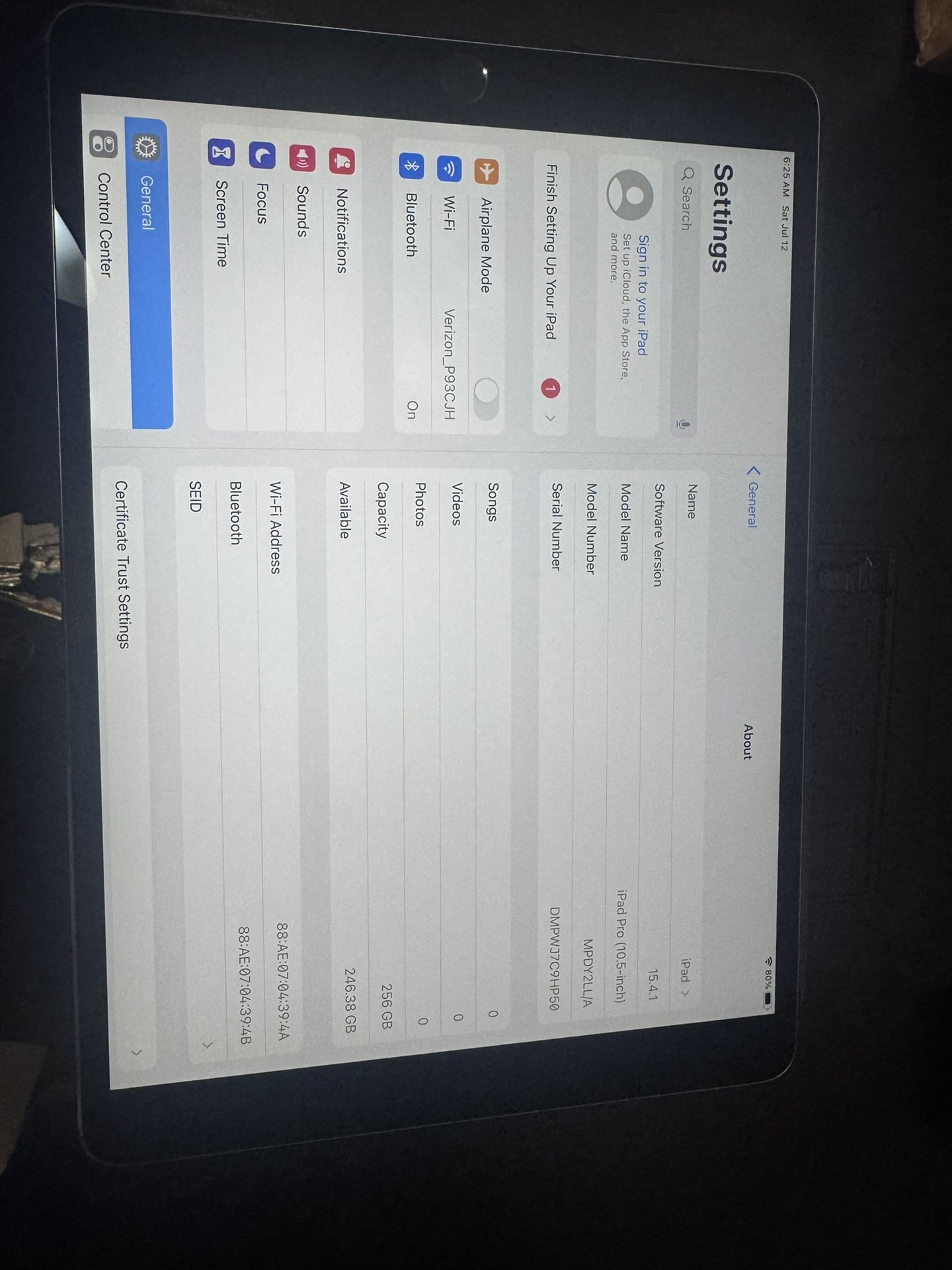 iPad Pro 10.5 Inch